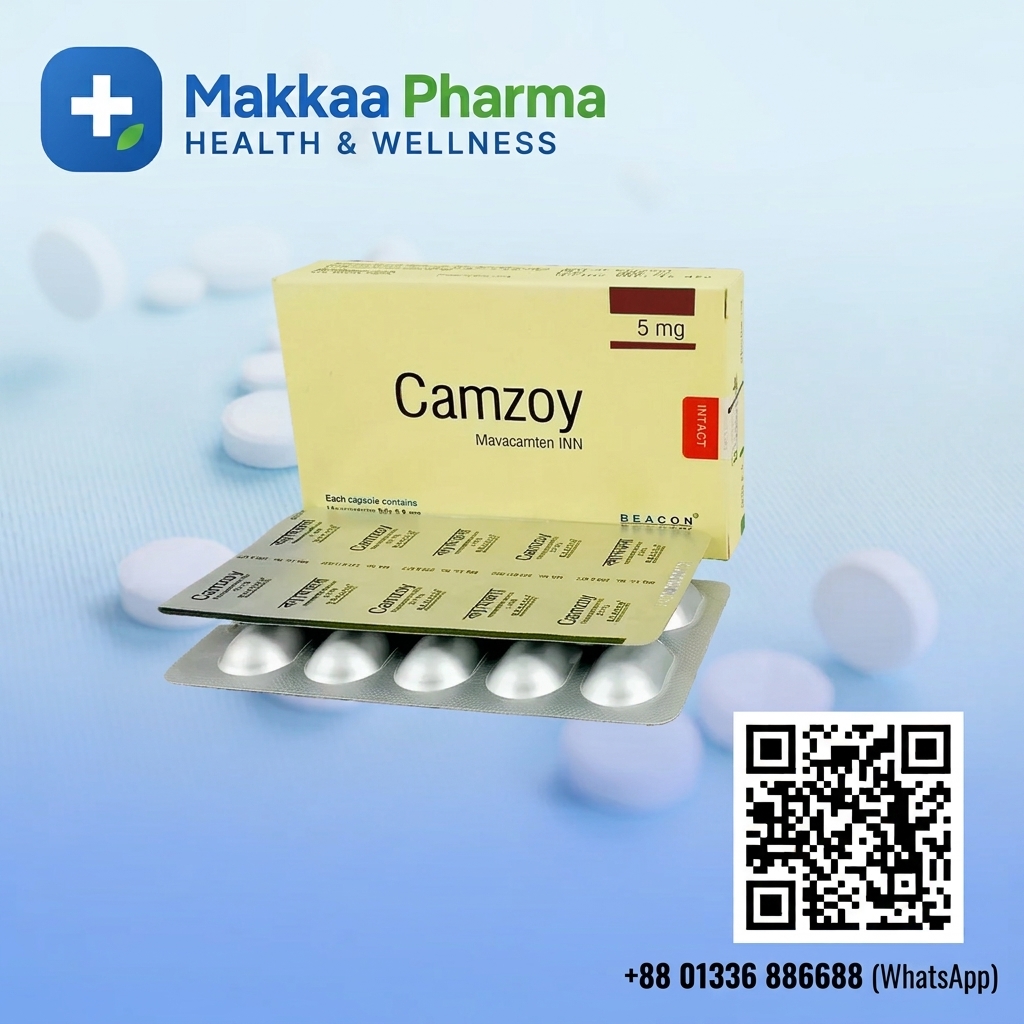 Camzoy 5 mg (Mavacamten INN) from Makkaa Pharma